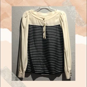 Kate Spade long sleeve blouse size 2